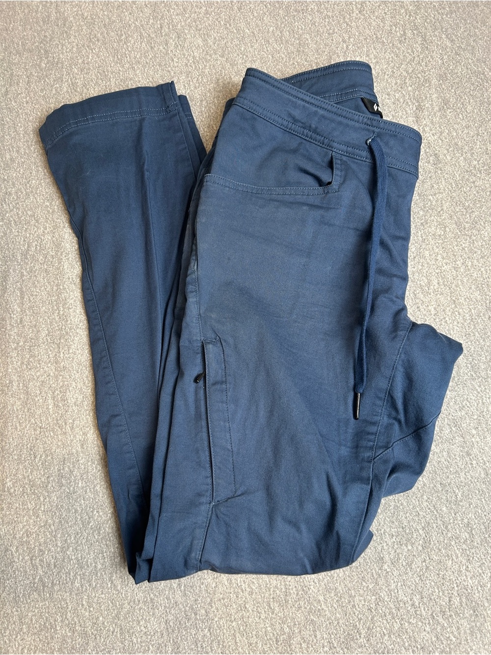 ⁠Black Diamond Women's Credo Pants Navy Blue Stretch Climbing Hiking Size 6